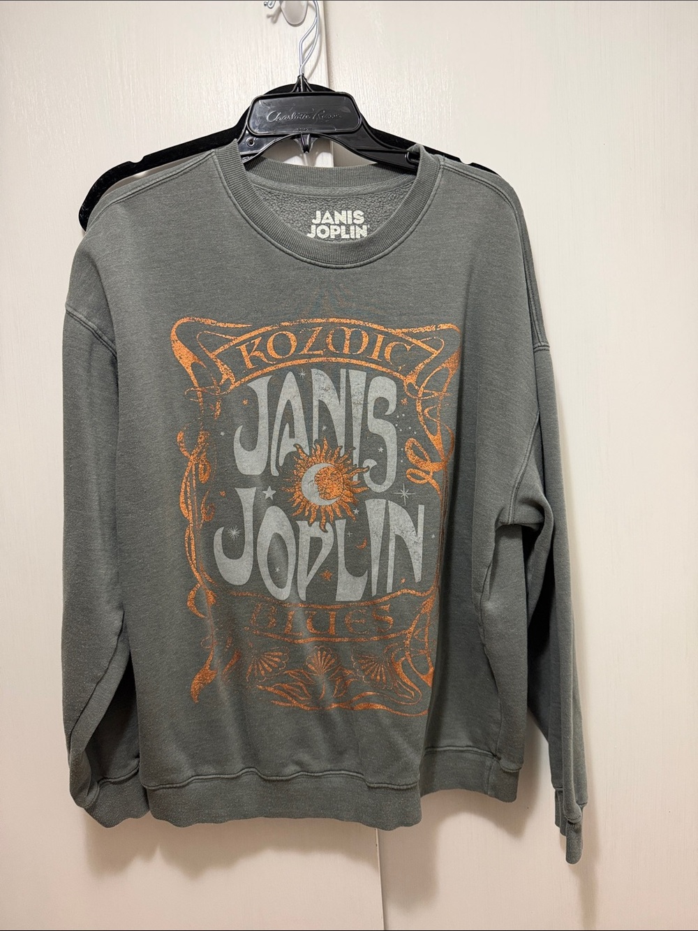 Graphic Crewneck Sweatshirt - Olive